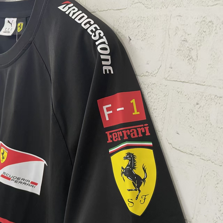 Camisola Ferrari - S ao 3XL  - Preto 4