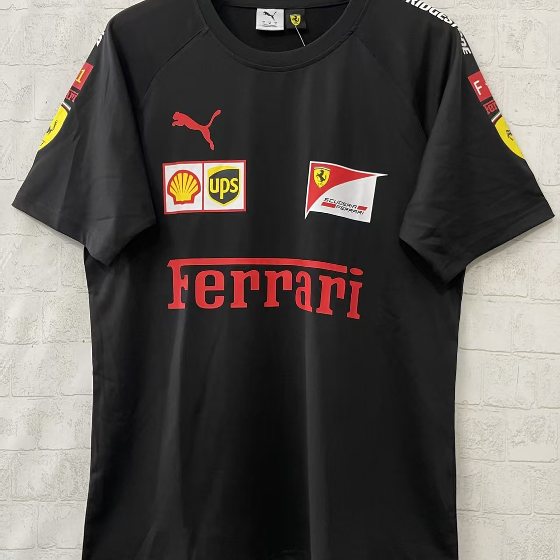 Camisola Ferrari - S ao 3XL  - Preto 1
