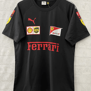 Camisola Ferrari - S ao 3XL  - Preto