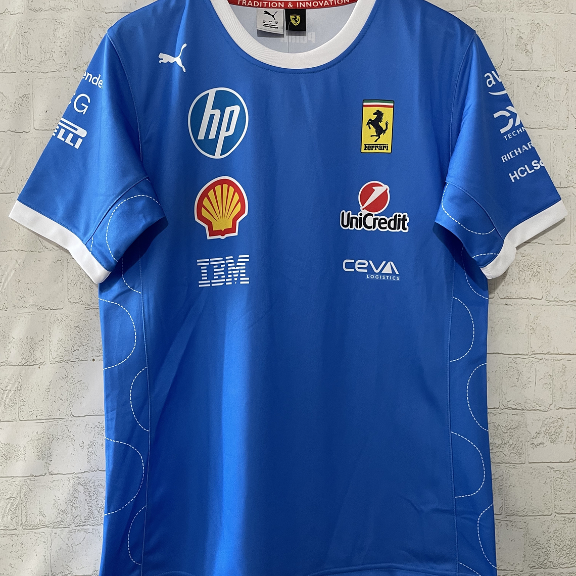 Camisola Ferrari 2025 Azul - S-5XL  1