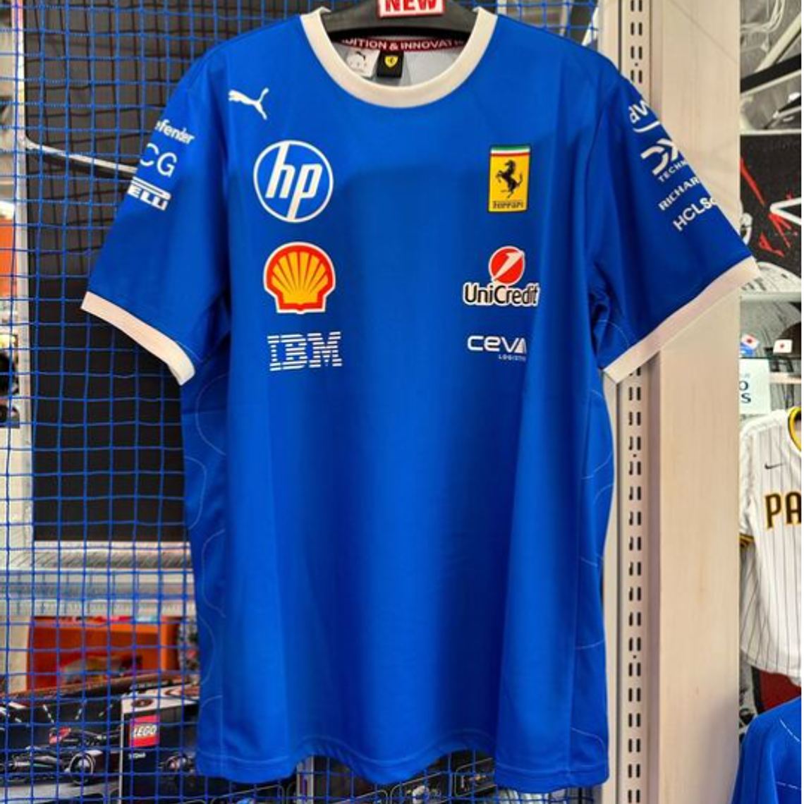 Camisola Ferrari 2025 Azul - S-5XL  3