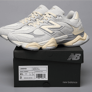 Ténis New Balance NB 9060 - Cinza Claro-Bege - 36 a 46.5