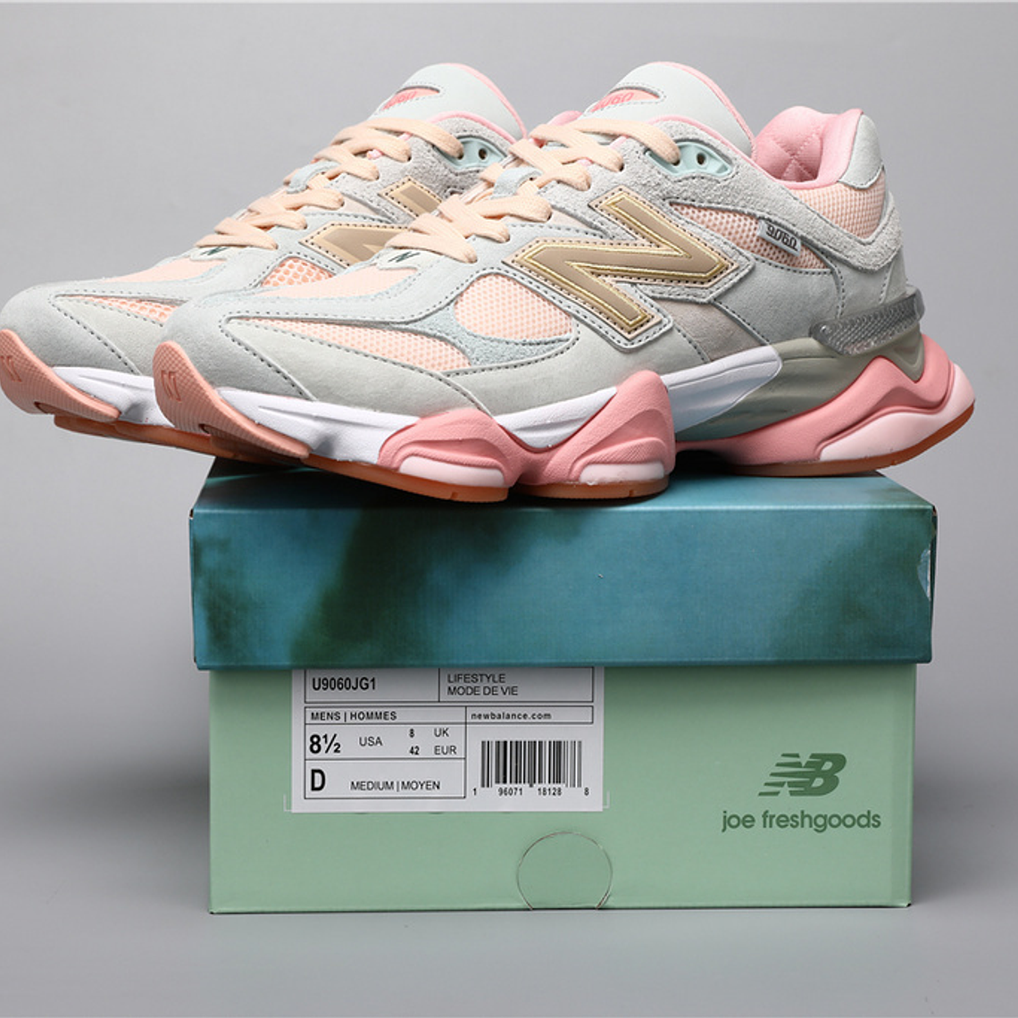 Ténis New Balance NB 9060 - Cinza-Rosa - 36 a 46.5 1