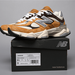 Ténis New Balance NB 9060 - Laranja-Castanho-Cinza- 36 a 46.5