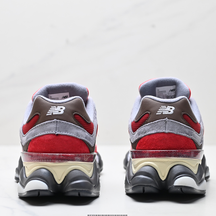 Ténis New Balance NB 9060 - Cinza-Vermelho - 36 a 45 7