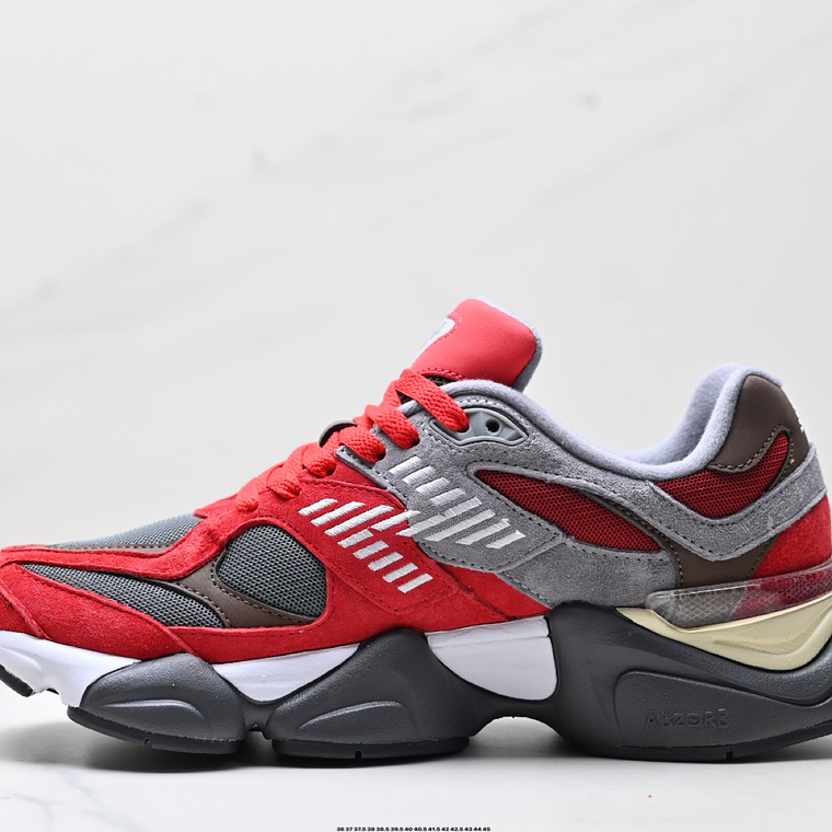 Ténis New Balance NB 9060 - Cinza-Vermelho - 36 a 45 2