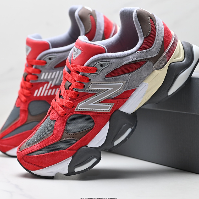Ténis New Balance NB 9060 - Cinza-Vermelho - 36 a 45 5