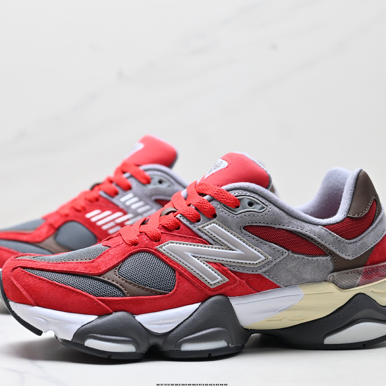 Ténis New Balance NB 9060 - Cinza-Vermelho - 36 a 45 4