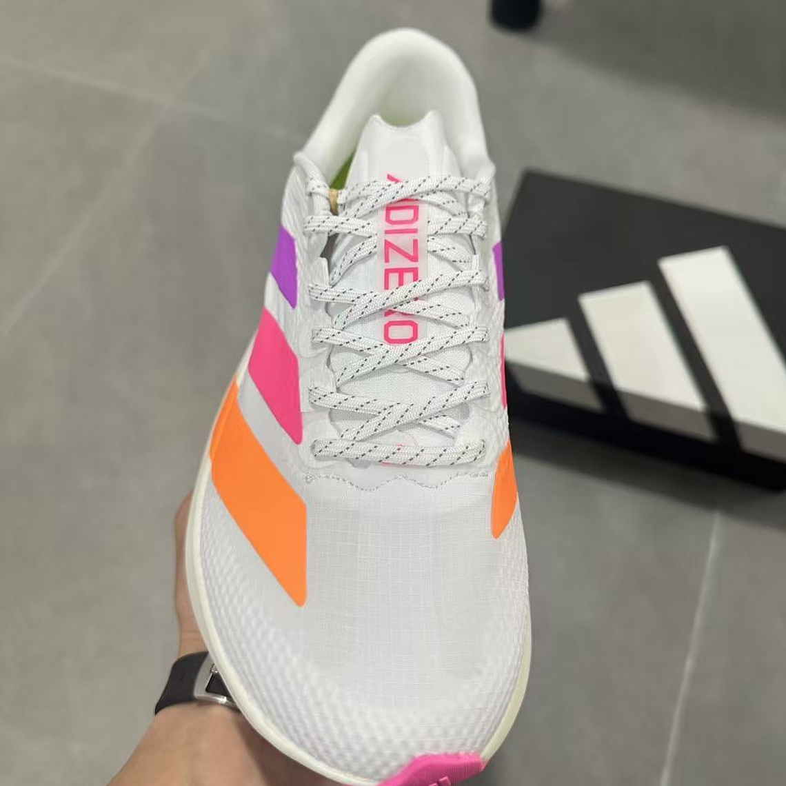 Ténis Adidas Evo SL 2 (com placa de fibra de carbono) Laranja-rosa-roxo - 36 a 45 5