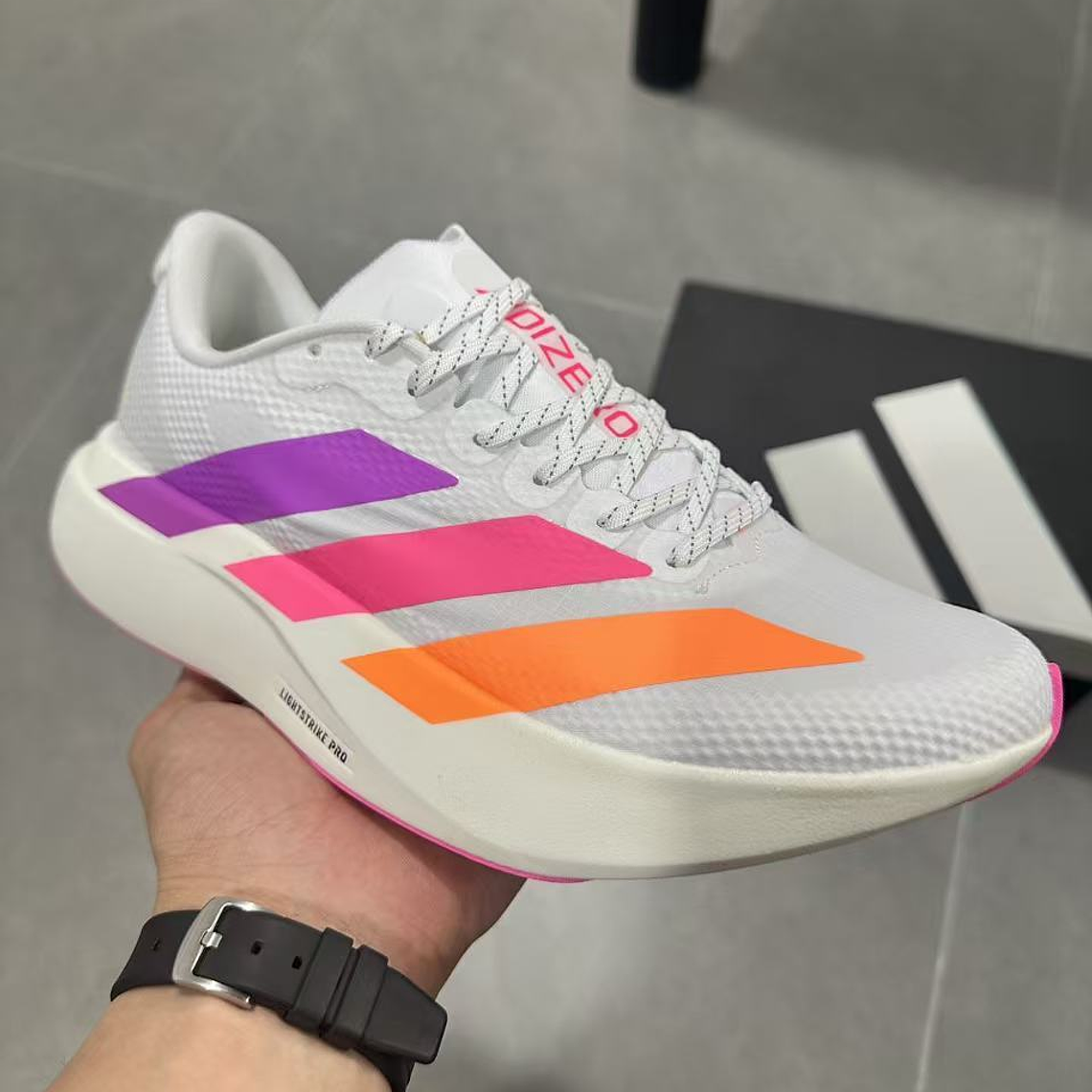 Ténis Adidas Evo SL 2 (com placa de fibra de carbono) Laranja-rosa-roxo - 36 a 45 2