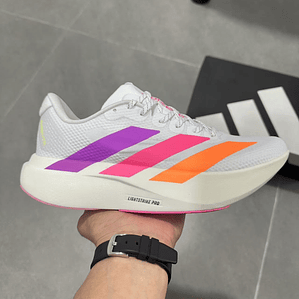 Ténis Adidas Evo SL 2 (com placa de fibra de carbono) Laranja-rosa-roxo - 36 a 45