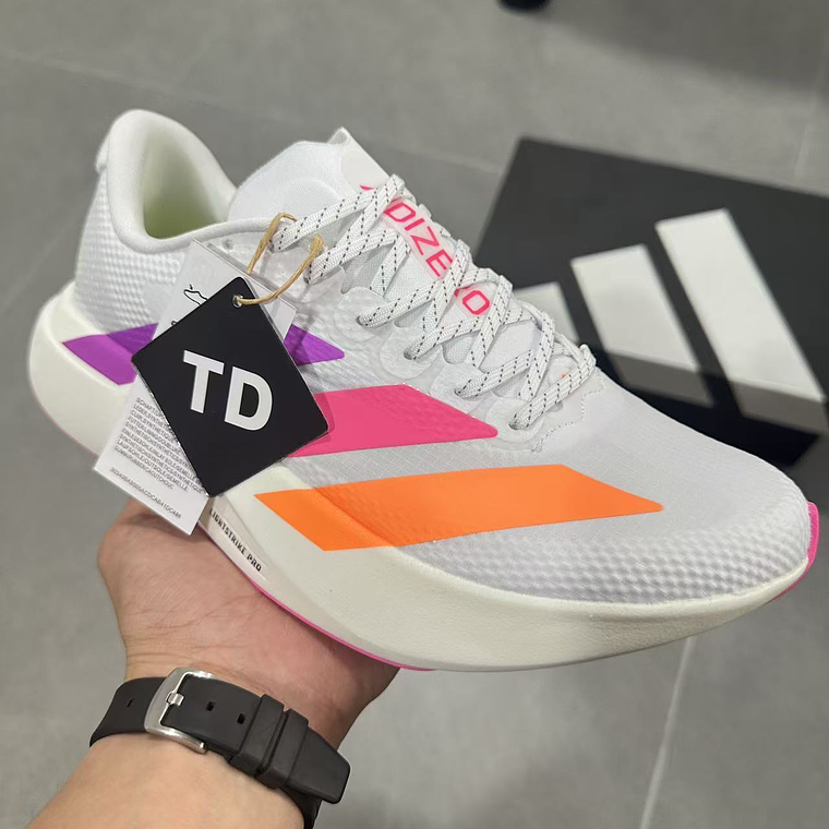 Ténis Adidas Evo SL 2 (com placa de fibra de carbono) Laranja-rosa-roxo - 36 a 45 4