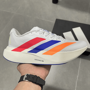 Ténis Adidas Evo SL 2 (com placa de fibra de carbono) Laranja Azul Vermelho - 36 a 45