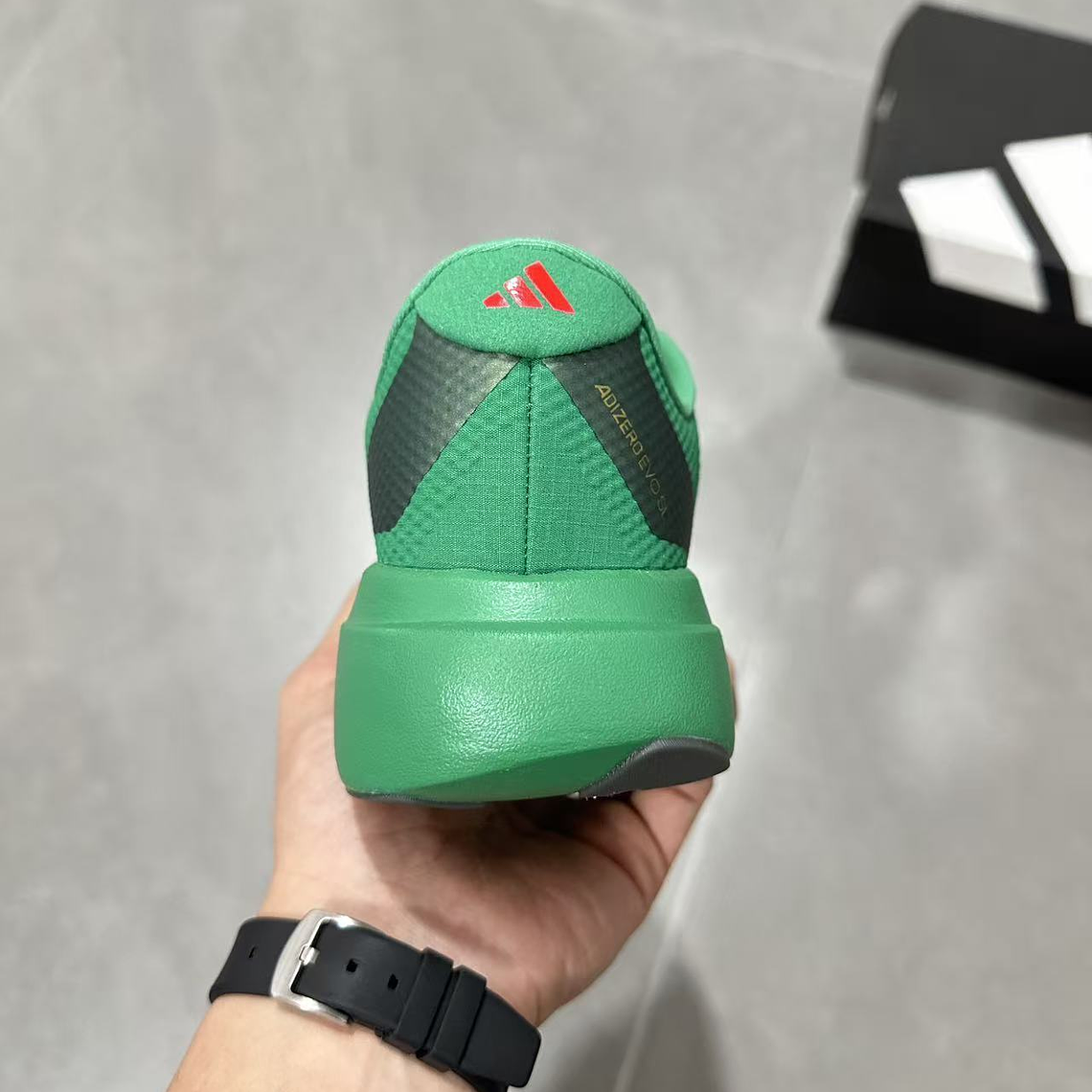 Ténis Adidas Evo SL 2 (com placa de fibra de carbono) Verde e Vermelho - 36 a 45 6