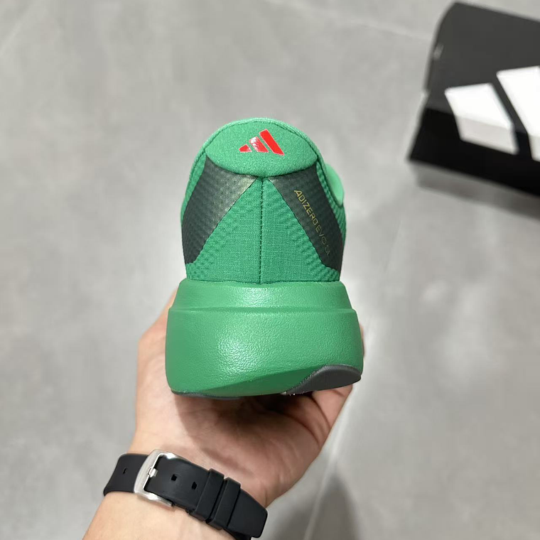 Ténis Adidas Evo SL 2 (com placa de fibra de carbono) Verde e Vermelho - 36 a 45 6