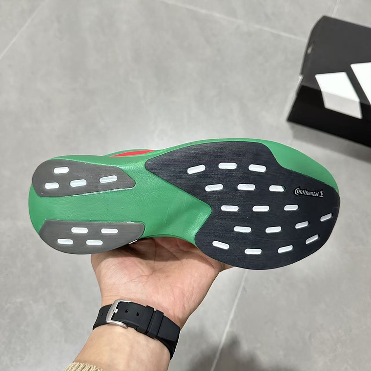 Ténis Adidas Evo SL 2 (com placa de fibra de carbono) Verde e Vermelho - 36 a 45 7