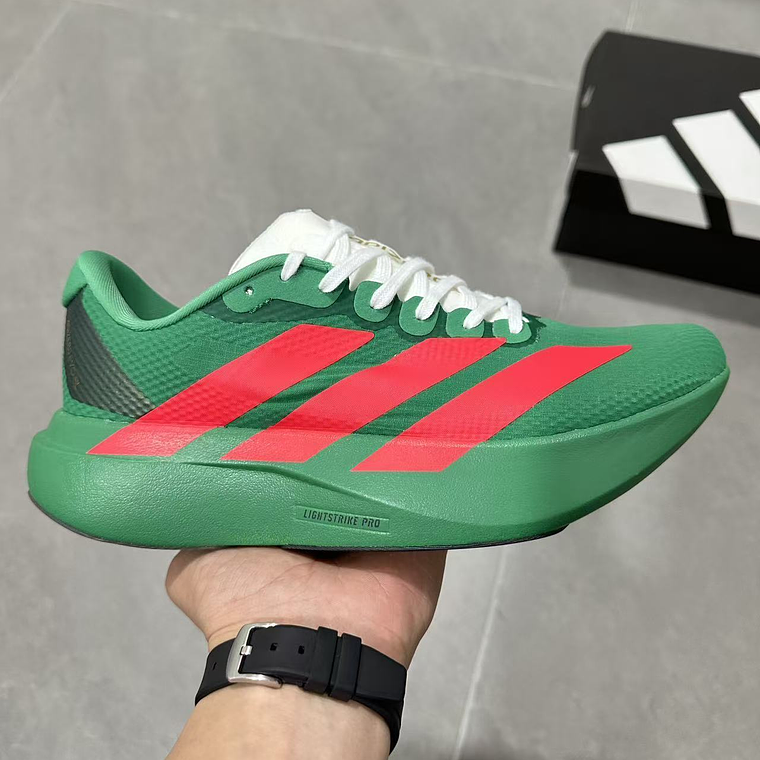 Ténis Adidas Evo SL 2 (com placa de fibra de carbono) Verde e Vermelho - 36 a 45 1