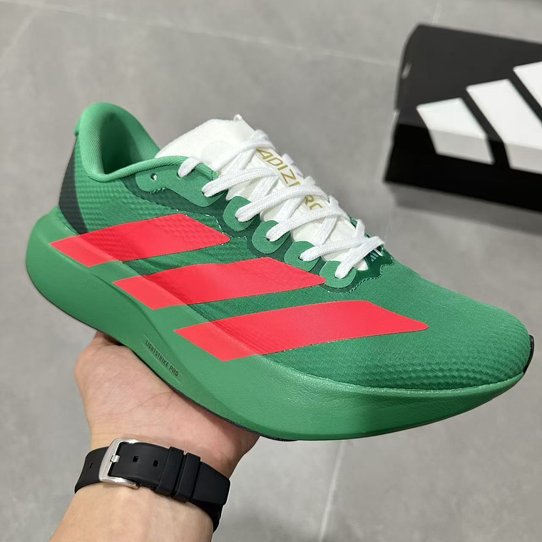 Ténis Adidas Evo SL 2 (com placa de fibra de carbono) Verde e Vermelho - 36 a 45 2