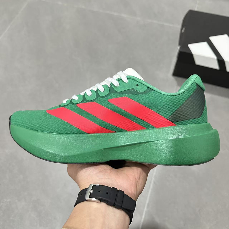 Ténis Adidas Evo SL 2 (com placa de fibra de carbono) Verde e Vermelho - 36 a 45 4