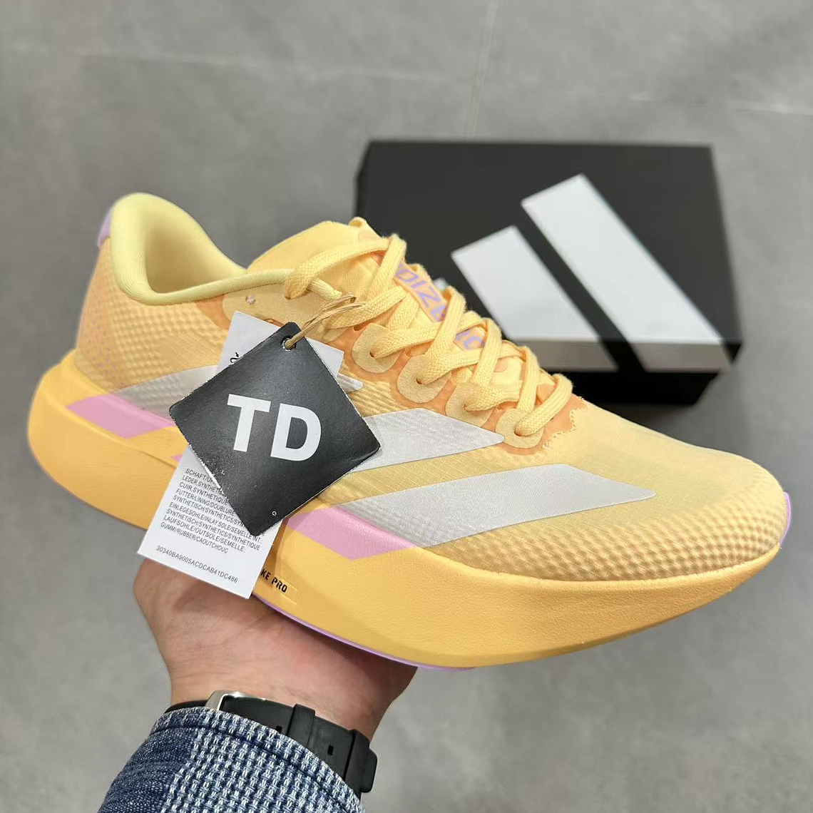 Ténis Adidas Evo SL 2 (com placa de fibra de carbono) Laranja - 36 a 45 3