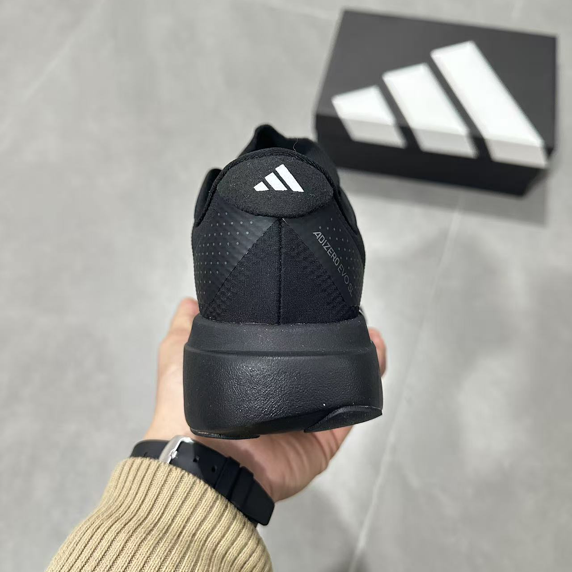 Ténis Adidas Evo SL 2 (com placa de fibra de carbono) Preto e branco - 36 a 45 6