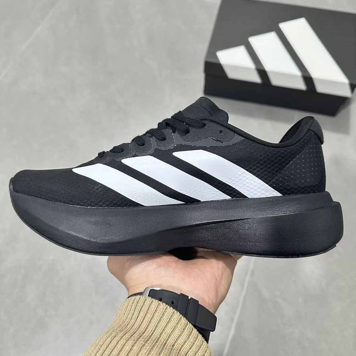 Ténis Adidas Evo SL 2 (com placa de fibra de carbono) Preto e branco - 36 a 45 4