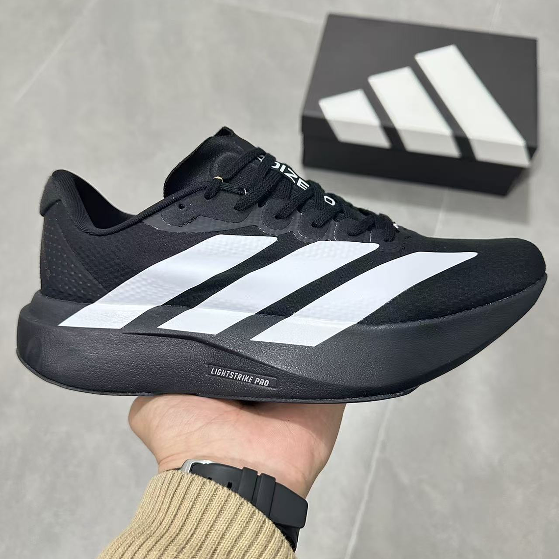 Ténis Adidas Evo SL 2 (com placa de fibra de carbono) Preto e branco - 36 a 45 1