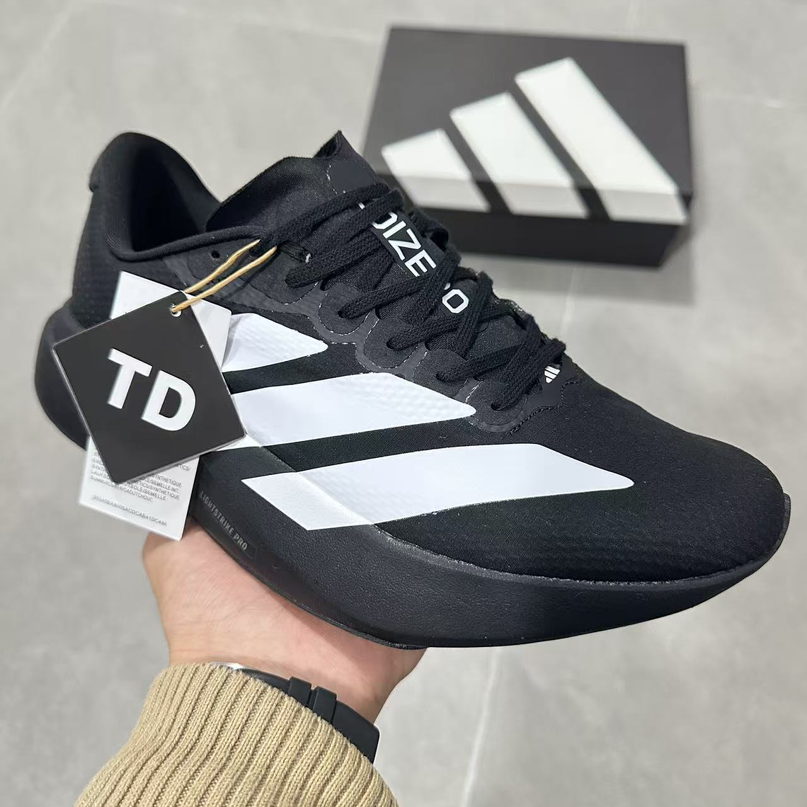 Ténis Adidas Evo SL 2 (com placa de fibra de carbono) Preto e branco - 36 a 45 3