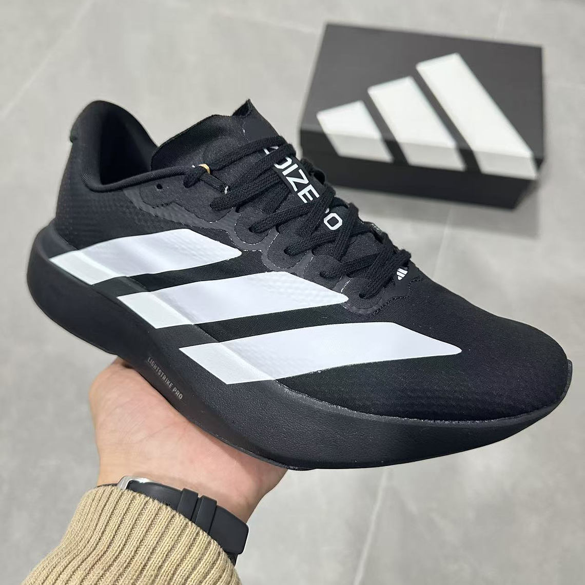 Ténis Adidas Evo SL 2 (com placa de fibra de carbono) Preto e branco - 36 a 45 2