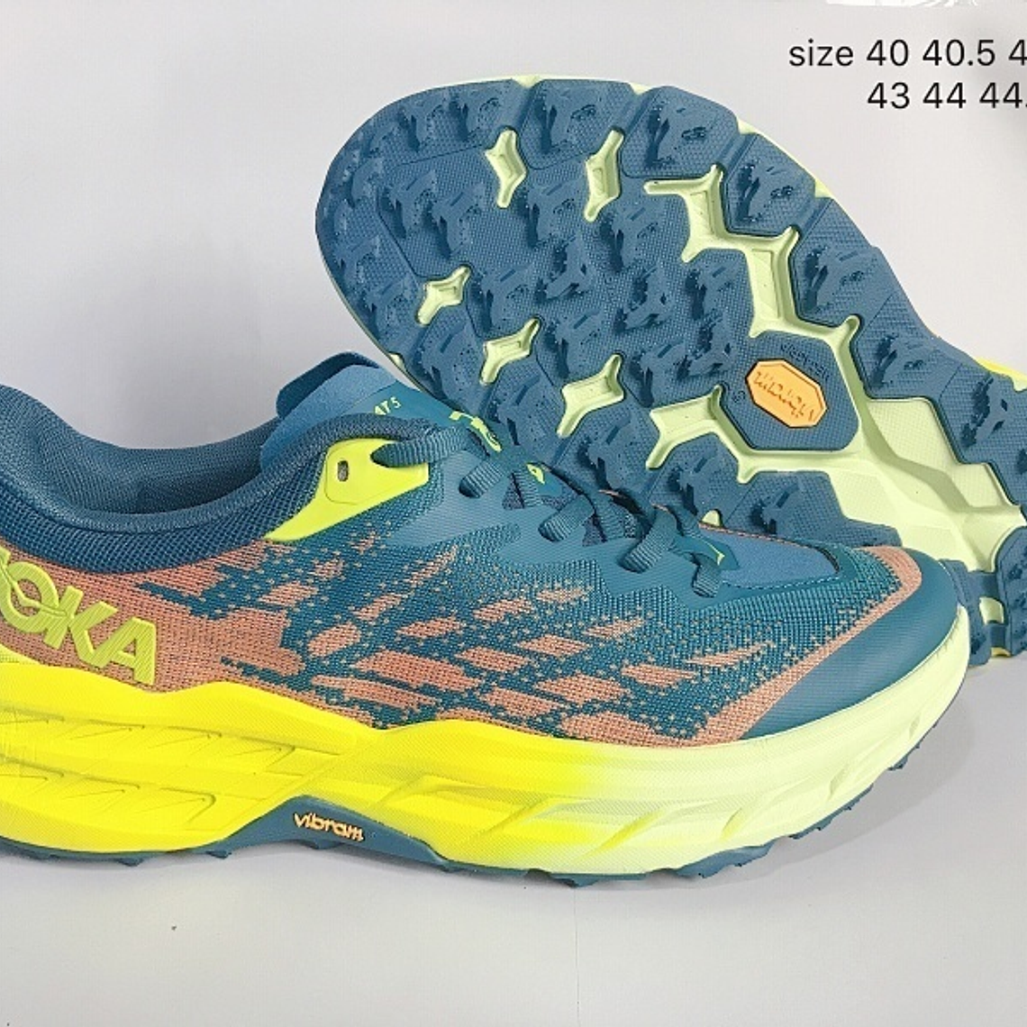 Ténis Hoka 5, Azul-Amarelo - 40 a 45 1