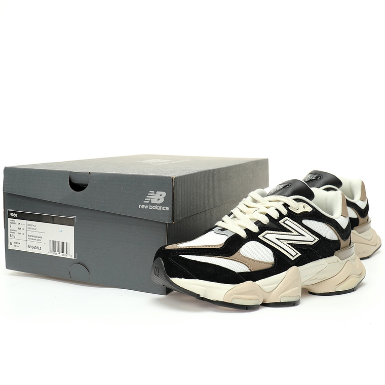 Ténis New Balance NB 9060 - Bege-Preto- 36 a 45  9