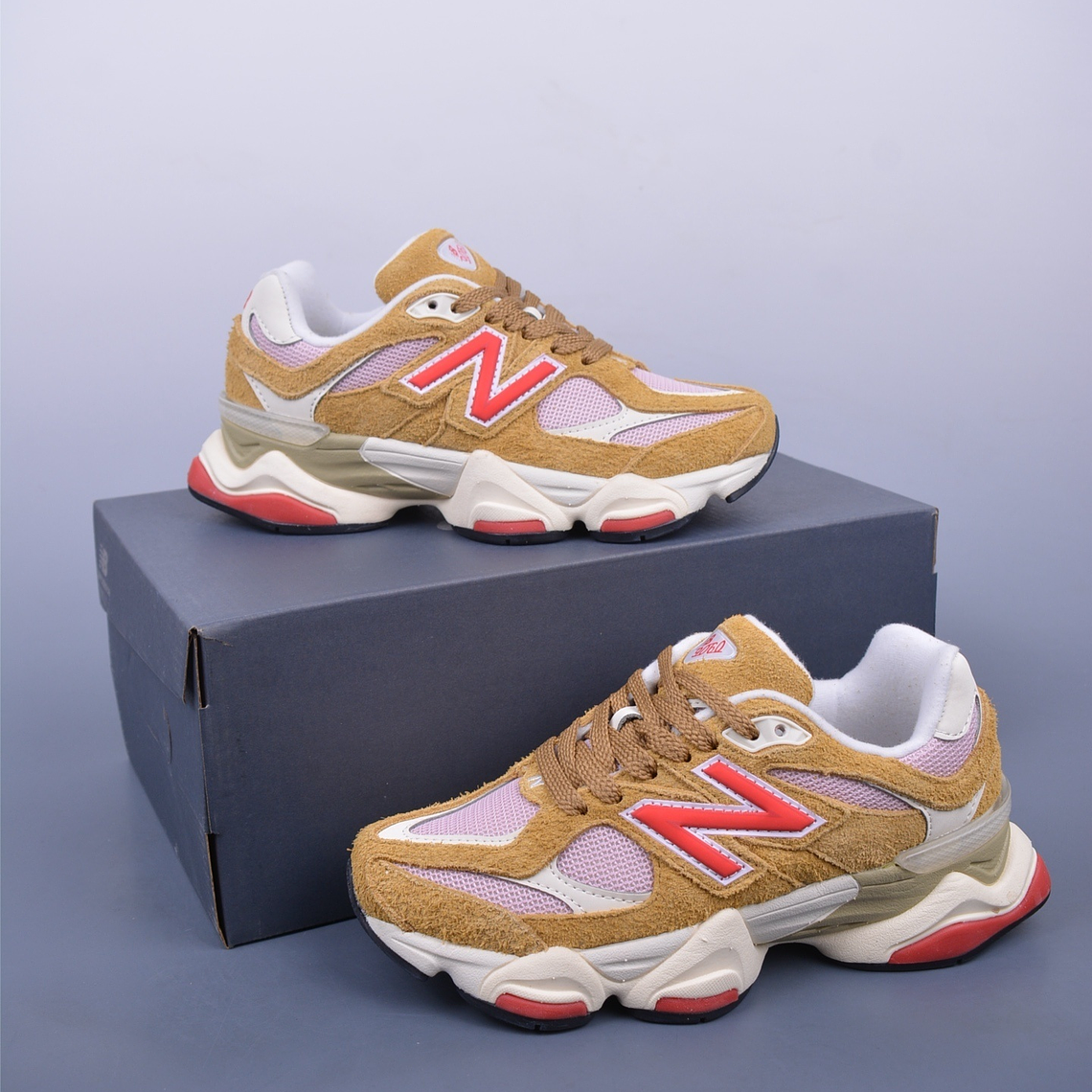 Ténis New Balance NB 9060 - Vermelho-Castanho - 36 a 45  8