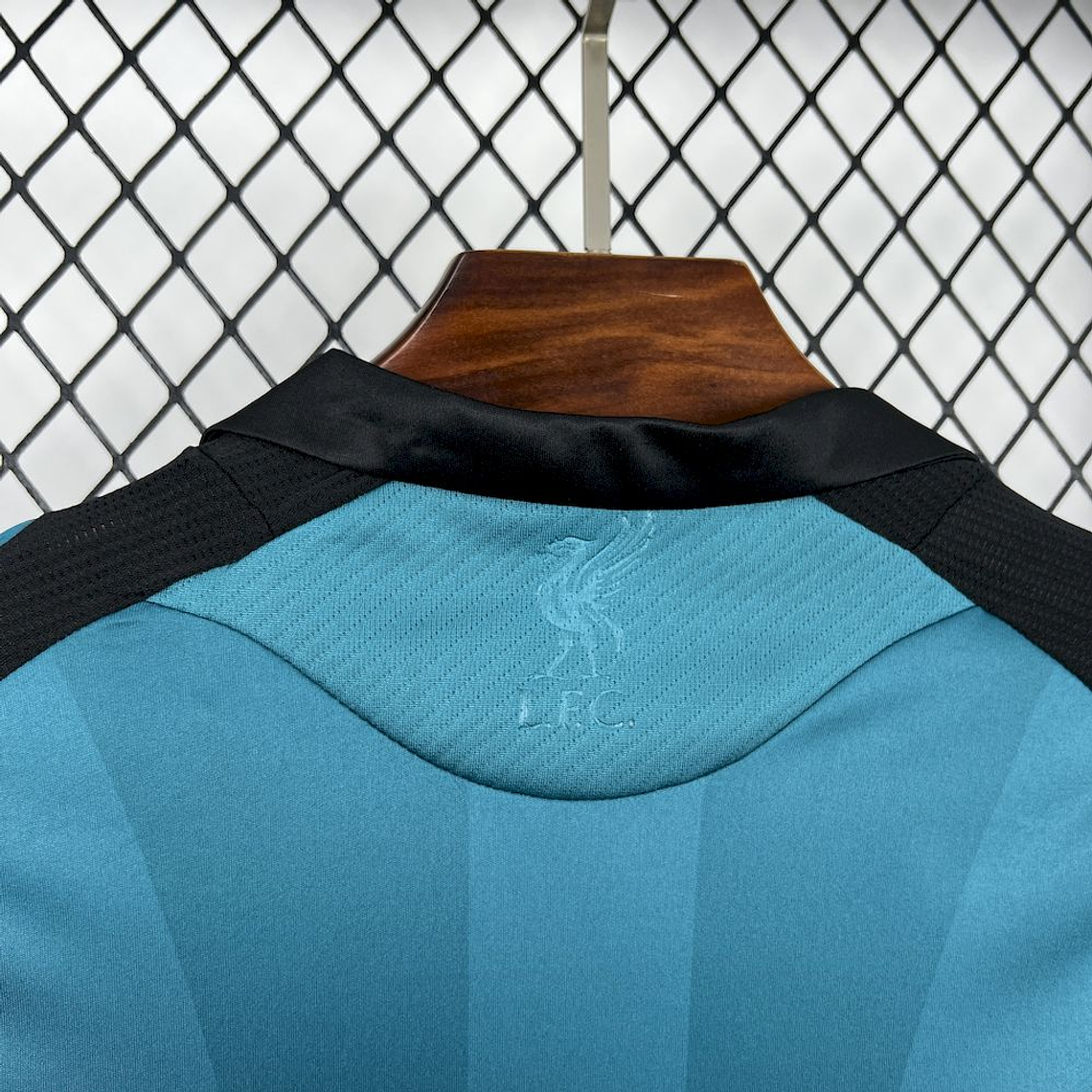 Camisola Retro de manga longa do Liverpool da temporada 2008/09 7