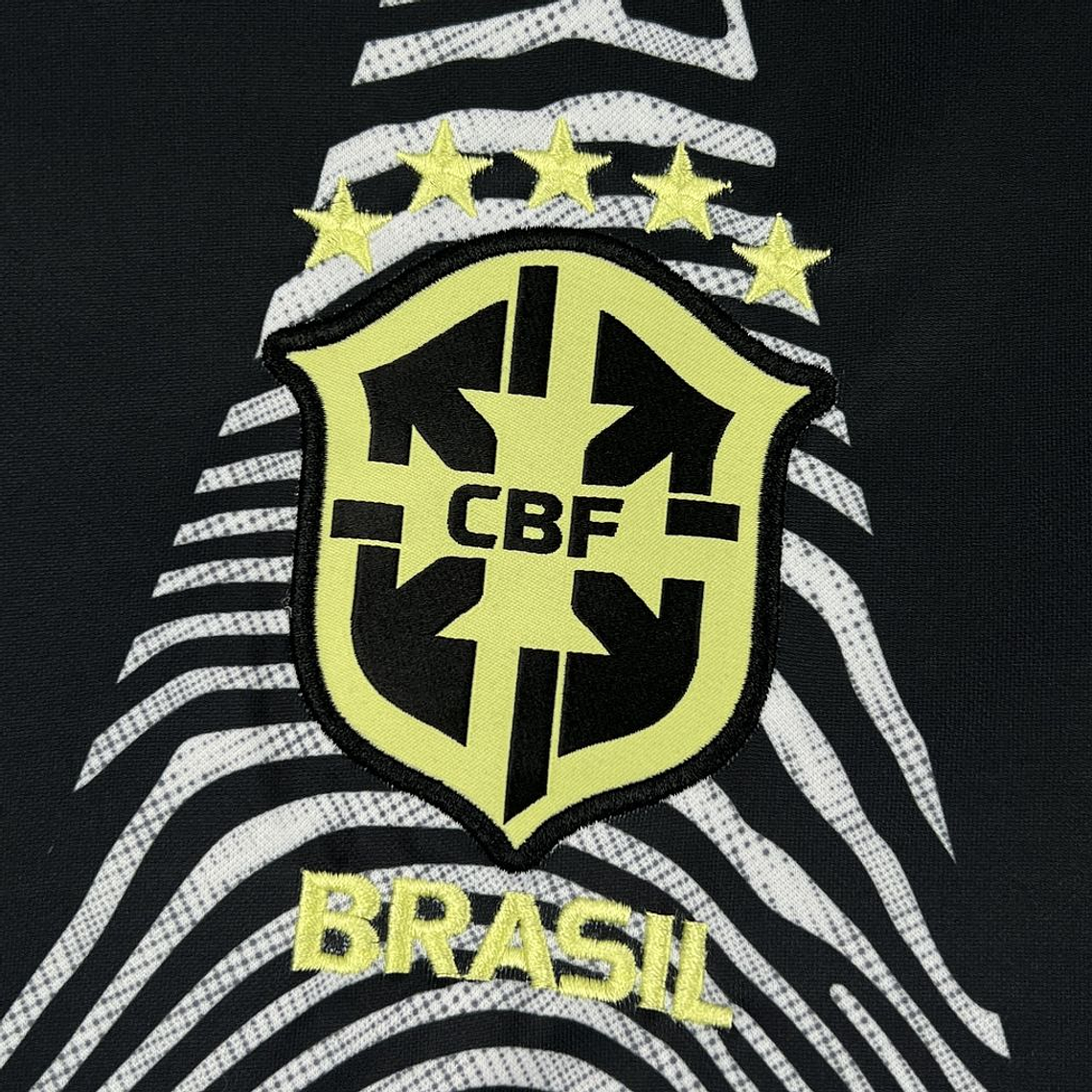 Camisa de Guarda-Redes Longa do Brasil para 2026 3