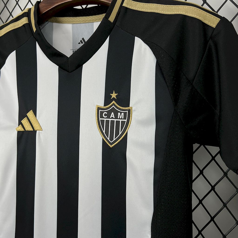 Kit Infantil Atlético Mineiro 2025/26 Home (Camisola + Calções)  5