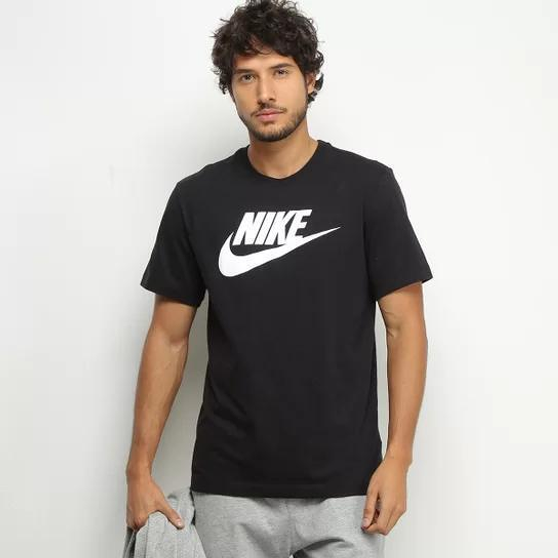 T-shirt Casual Nike - Preta - S a 2XL 1