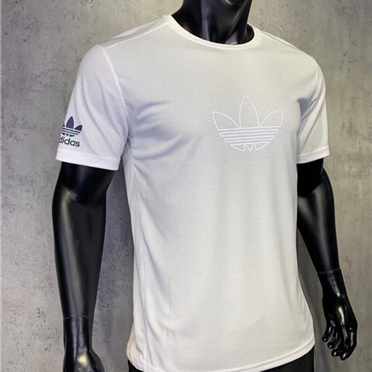 T-shirt Casual Adidas - Preta/Branca - S a 2XL 4