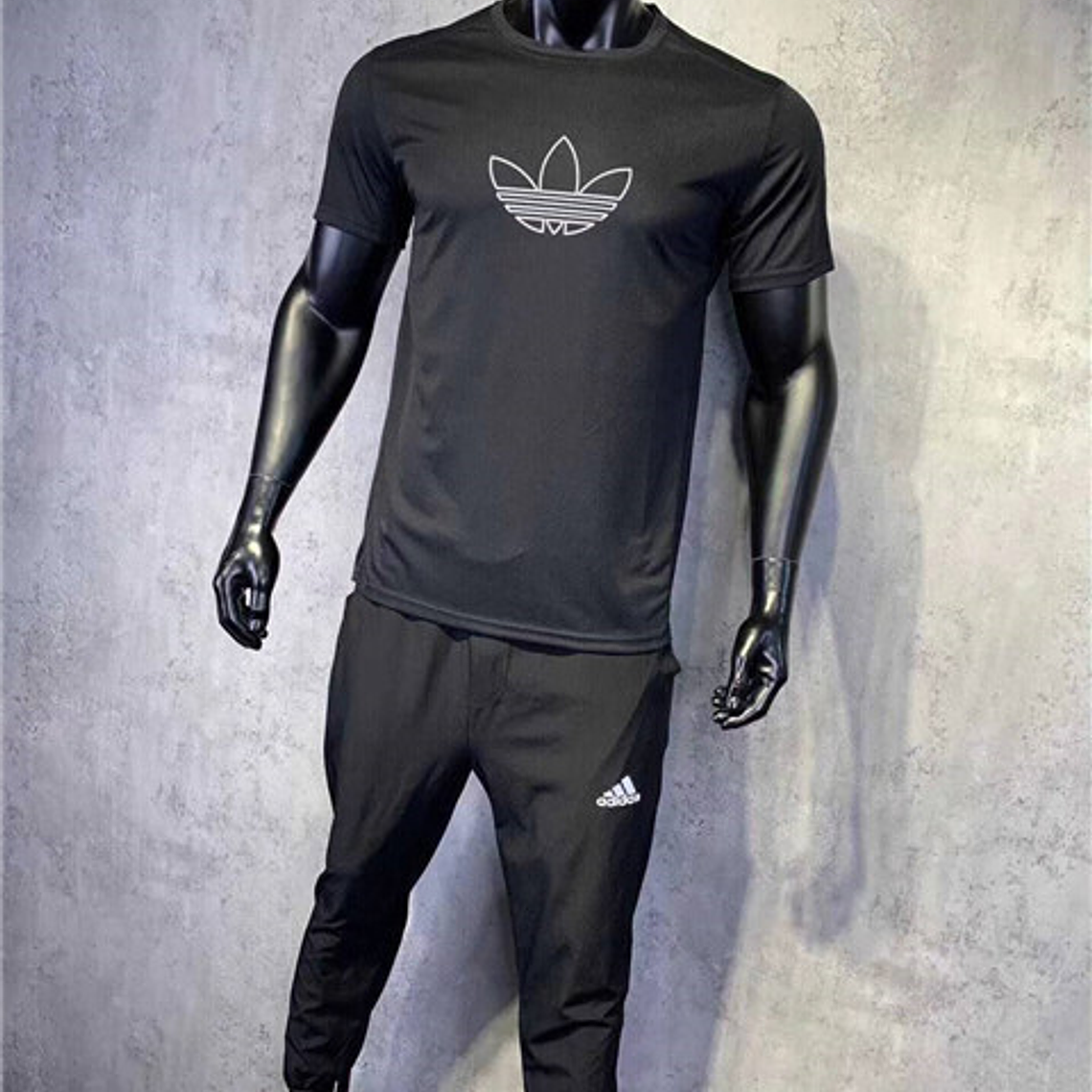 T-shirt Casual Adidas - Preta/Branca - S a 2XL 3