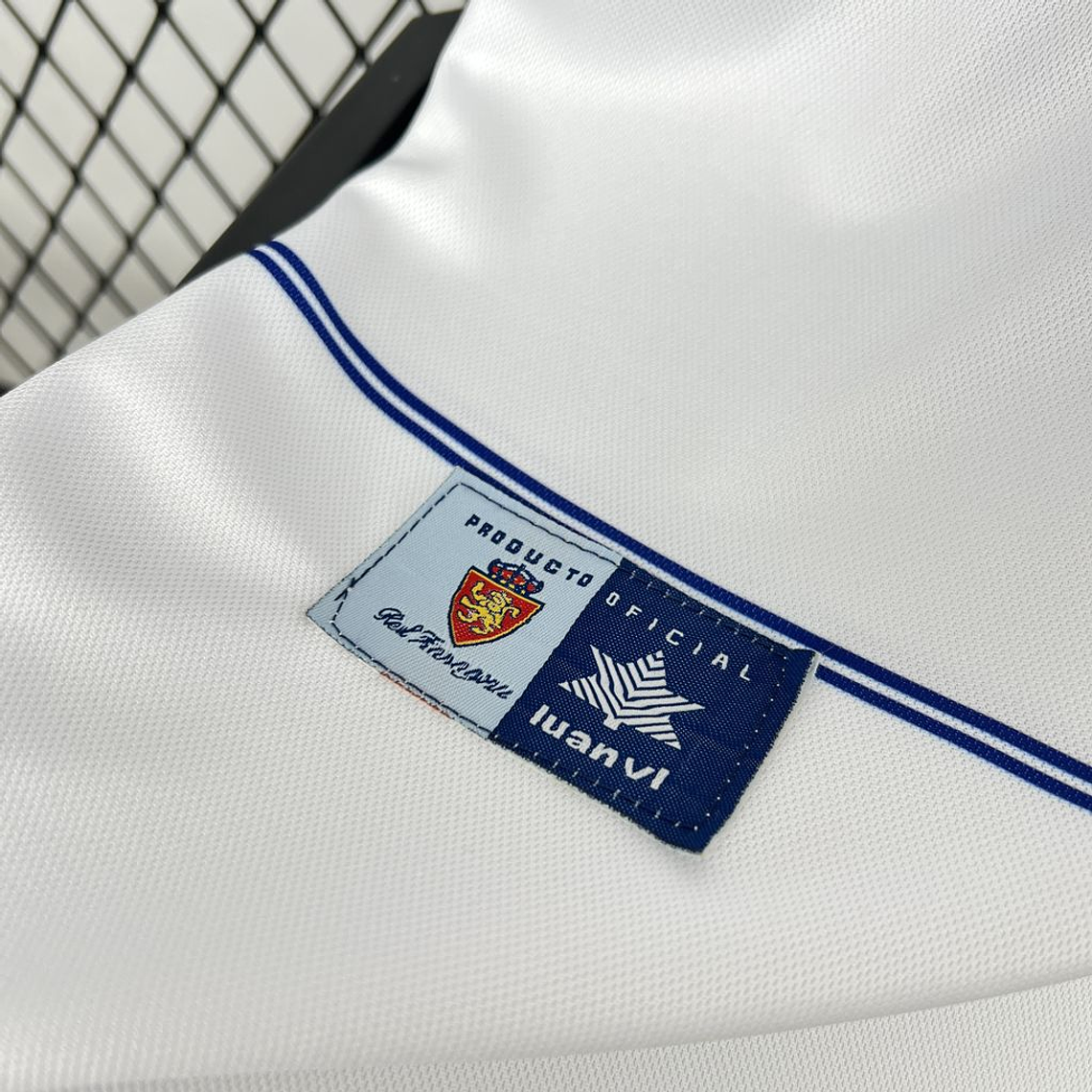 Camisola Retro Real Zaragoza 2000/01 Home - S a 2XL 9