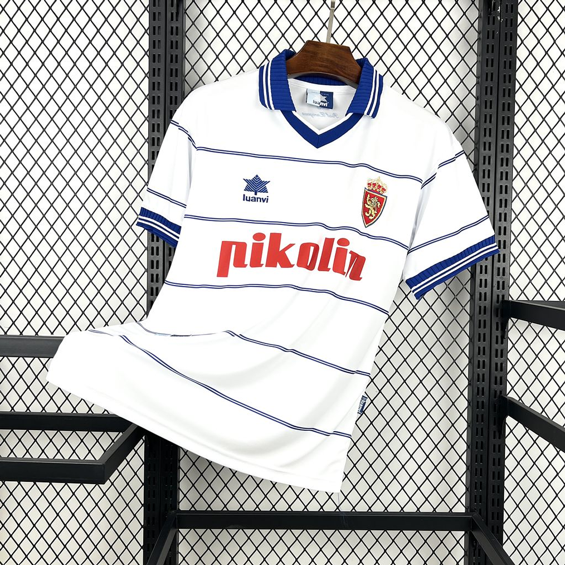 Camisola Retro Real Zaragoza 2000/01 Home - S a 2XL 1
