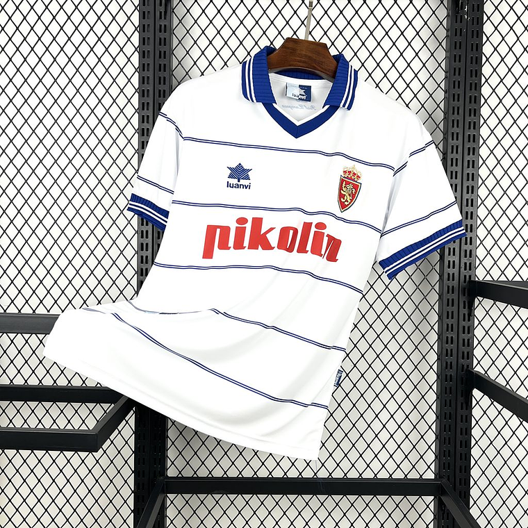 Camisola Retro Real Zaragoza 2000/01 Home - S a 2XL 1