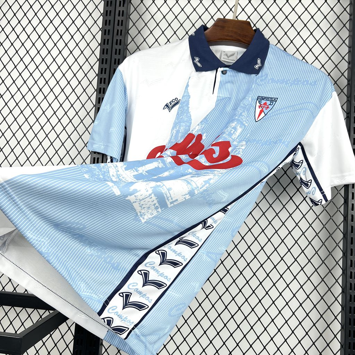 Camisola Retro SD Compostela 1997/98 Home - S a 2XL 3