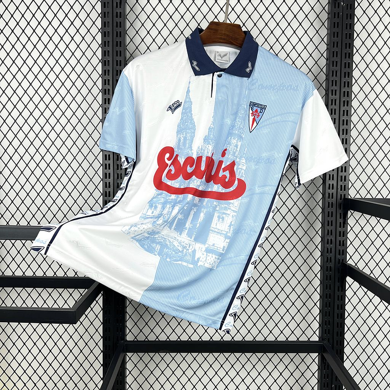 Camisola Retro SD Compostela 1997/98 Home - S a 2XL 1
