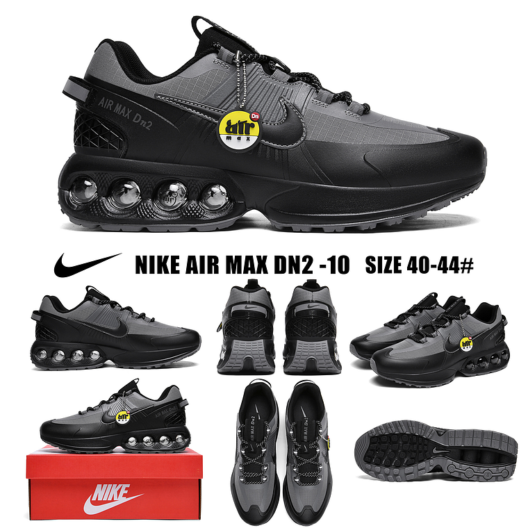 TÉNIS NIKE AIR MAX DN2 CINZA/PRETO - 40 a 44 2