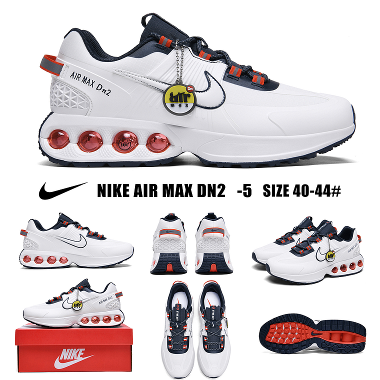 TÉNIS NIKE AIR MAX DN2 BRANCO/AZUL - 40 a 44  2