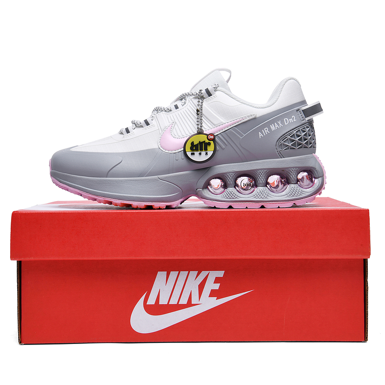 TÉNIS NIKE AIR MAX DN2 CINZA/ROSA/BRANCO - 36 a 39 1