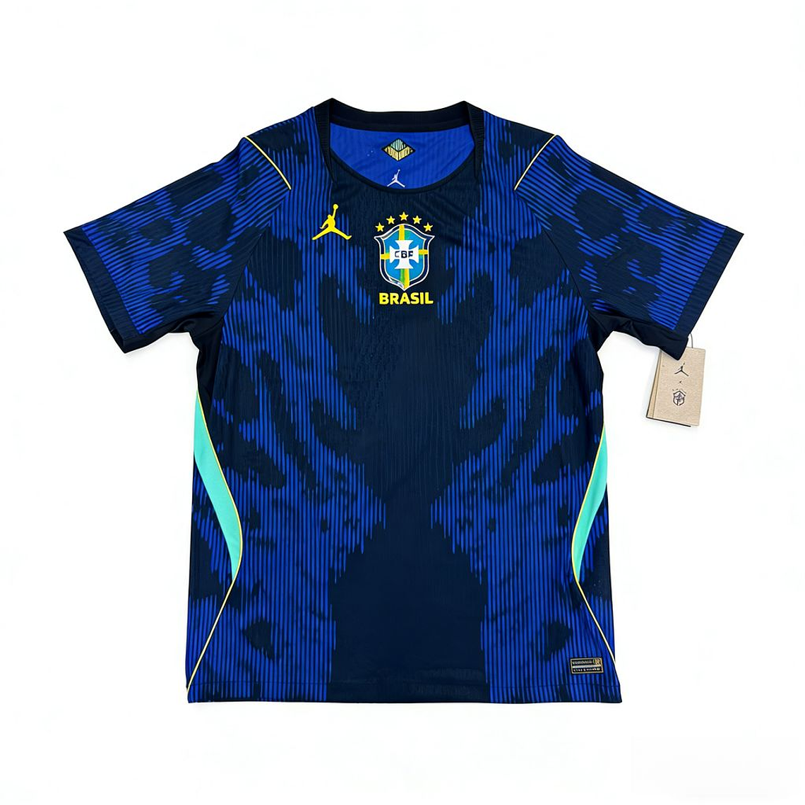 Camisola Brasil Mundial 2026 Fora Versão Jogador | Azul S-2XL 3