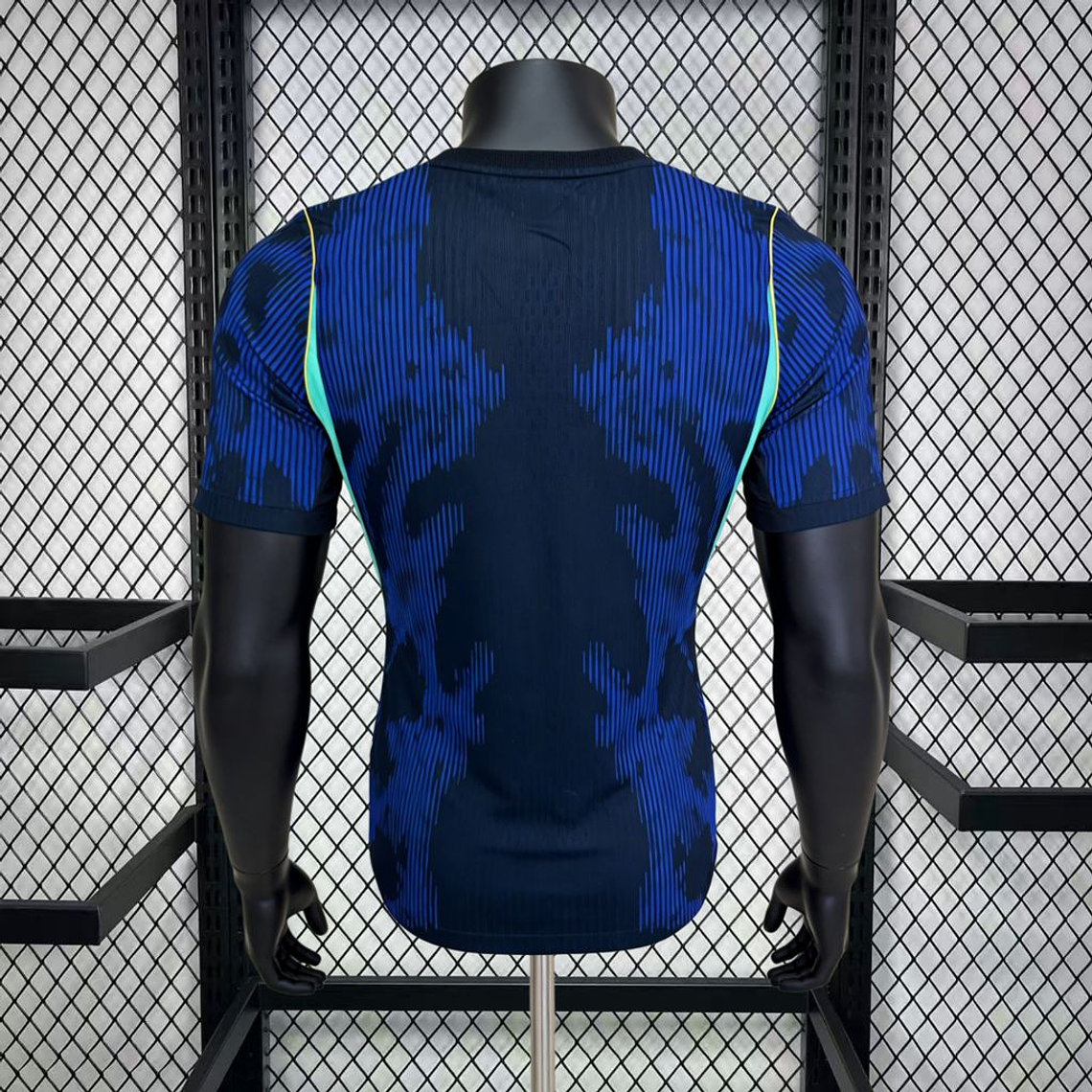 Camisola Brasil Mundial 2026 Fora Versão Jogador | Azul S-2XL 2
