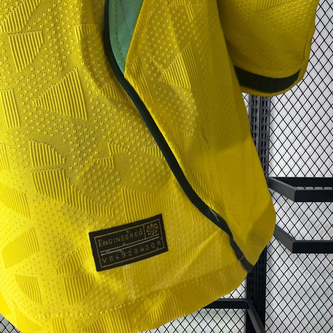 Camisola Brasil Mundial 2026 Casa Versão Jogador | Amarela S-2XL 8