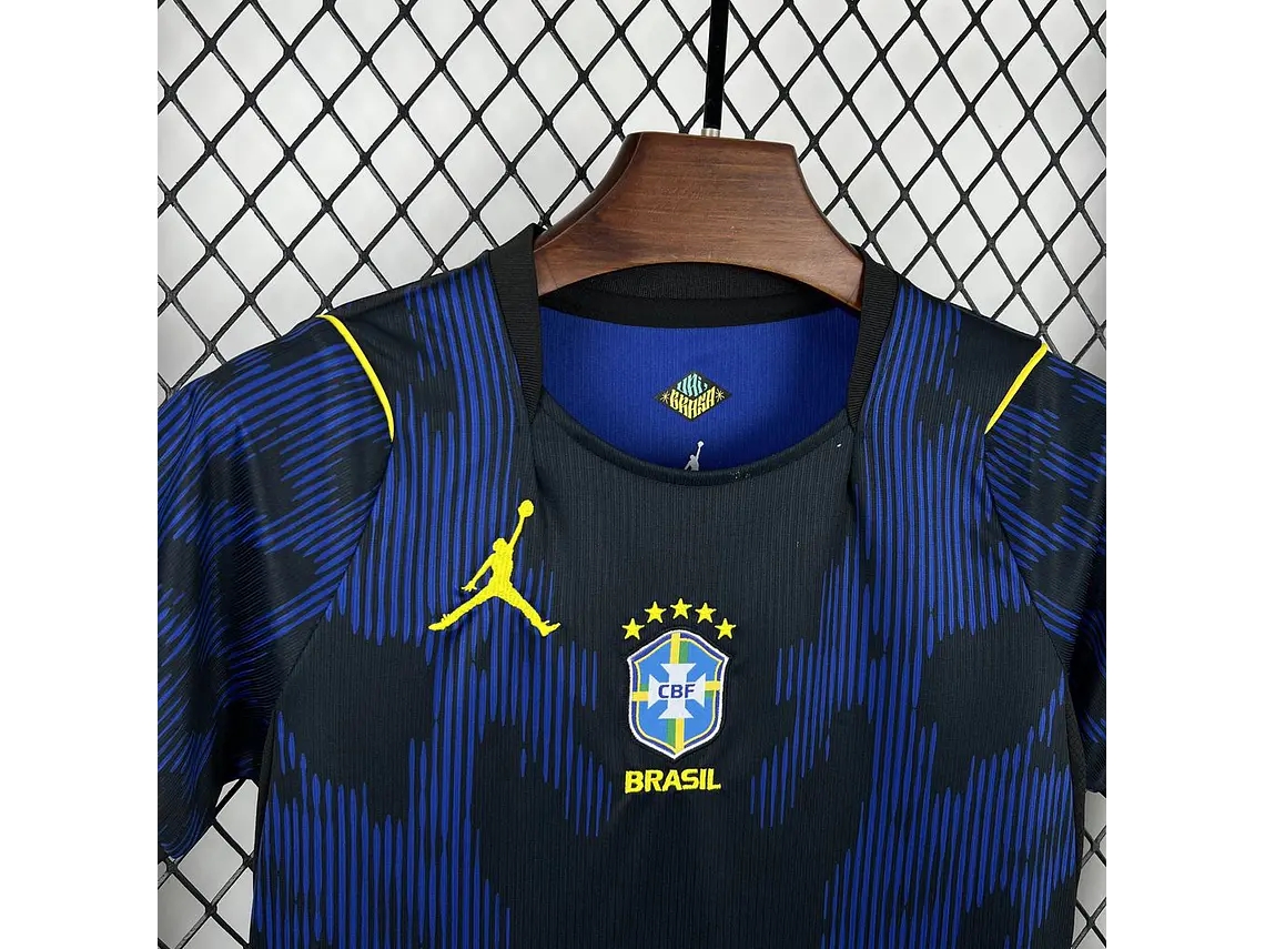 Brazil 2026 World Cup Away Kids' Uniform 4